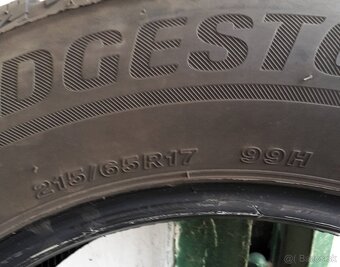 Predám zimne pneumatiky Bridgestone Blizzak R17 - 4