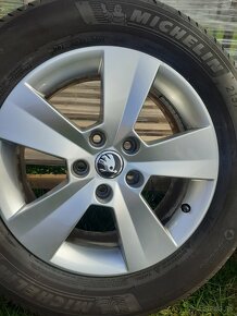 ALU disky Škoda Superb 3 5x112 r16 et 41   215/60 r16 - 4