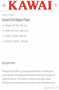 klavír KAWAI CS4 - 4