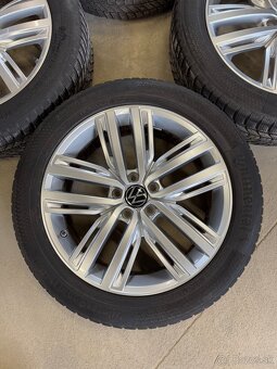 hliníkové disky VW R19, zimné pneumatiky 235/50R19 - 4