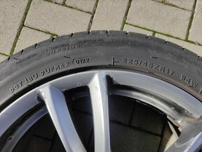 Letné gumy 225/45/r17 na diskoch 7,5Jx17 ET50 - 4