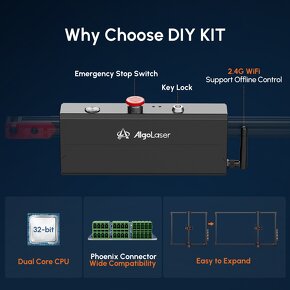 Predam AlgoLaser DIY KIT 10W laserový gravírovač - 4