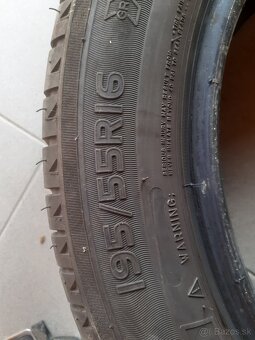 Predám letné pneumatiky 195/55 r16 - 4