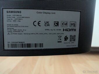 Zakriveny Full HD monitor samsung 27' - 4