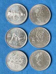 3x kompletná zbierka 36 mincí Canada 25cent 1999, 2000, 2010 - 4