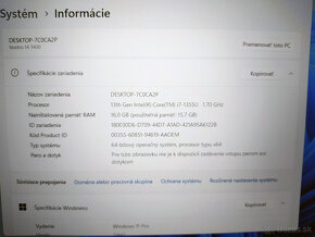 notebook Dell Vostro 14 3430 - Core i7-1355u, 16GB, 512GB SS - 4