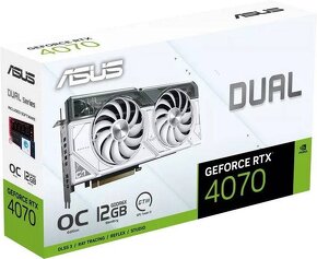 ASUS DUAL GeForce RTX 4070 O12G White - 4