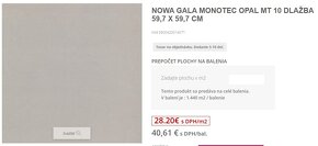 Dlažba Ceramica NowaGala MONOTEC Opal MT10 (59,7 x 59,7 cm) - 4