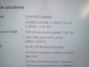 predám notebook HP ELITEBOOK 820 G3 ,WINDOWS 10 ,bez baterky - 4