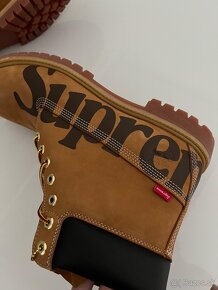 Supreme x Timberland topanky - 4