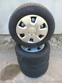 Zimne pneumatiky 195/65R15 plus disky - 4