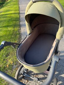 Zelený kočík Bebetto+ Cybex Aton 5 + isofix - 4