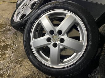 5x100 R15 Škoda + letné pneumatiky - 4