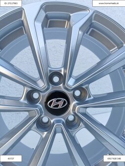 Hyundai I30, Tucson alu disky 7x17 5x114,3 ET48,5 1212 - 4