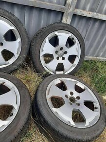 4ks alu disky orig. Audi 5x112 r17 + pneu - 4