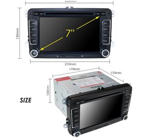 Predam 2DIN Android / DVD pre VW - 4