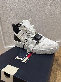 Tommy Jeans Leather Buckle MID Vysoké Pánske - 4