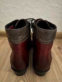 Dámske jarné/jesenné kožené topánky Rieker - 4