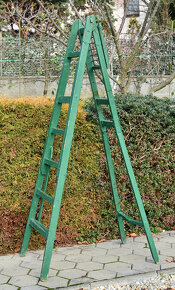 Starožitný viacúčelový rebrík - 4
