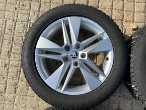 5x112 R17 original Škoda Superb 3 MARKAB + zimné pneu - 4