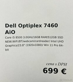 Predám Dell Optiplex 7460 AiO - 4