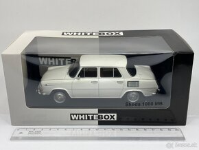 ŠKODA 1000 MB - biela - 1/24 - WHITEBOX - 4