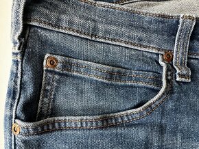 Pánske,kvalitné džínsy LEE - veľkosť 36/32 - 4