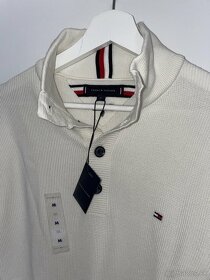 Tommy Hilfiger biely pánsky sveter originál - 4