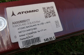 Nove Atomic Backland 177 + pasy + viazanie - 4