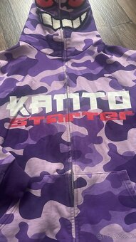 Kanto Starter Gengar Hoodie Camo Purple - 4