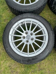 ALU KOLA 5X112 R17 , Orig. Audi , Zimní pneu 6.8mm - 4