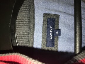 GANT originál Red limitka pánsky svetrik XL - 4