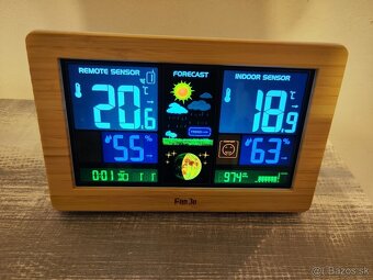 Predám farebnú meteostanicu FanJu - 4