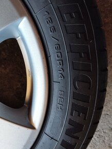 Sada alu diskov 5x100  pneumatiky GOODYEAR 185/60R14 82H - 4