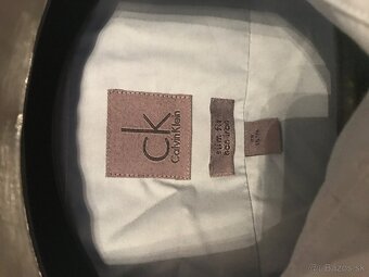 CALVIN KLEIN originál sivá pánska kosela L - 4