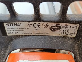 Motorová píla Stihl MS211 - 4