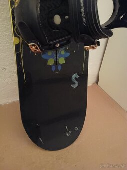 153 cm damsky snowboard Burton s viazanim Burton, channels - 4