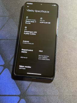 Xiaomi Redmi Note 11 Pro 5G 6GB/128GB Atlantic Blue Modrý - 4