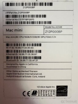 Mac mini M1 (2020) – 16GB RAM, 512GB SSD – TOP STAV - 4