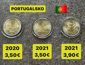Euromince - pamätné dvojeurové mince Portugalsko - 4