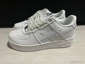 Bape Bapesta Biele Na Predaj - 4