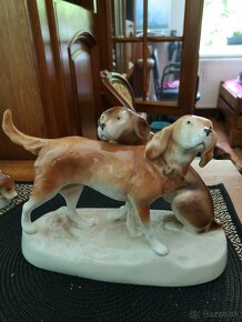 porcelánové sošky psů - 4