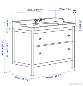 Predam kupelnovy set Hemnes - 4