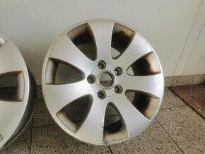 Skoda original alu disky, 7JX16 H2, ET45 - 4