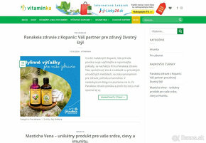 Webová stránka, e-shop Vitaminka.sk na predaj - 4