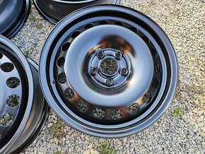 5x100 r15 plechové disky Škoda, Volkswagen 5,5Jx15ET40 - 4