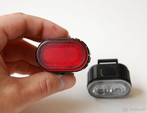 Mini LED bike svetlá predné + zadné, 10 režimov, micro USB - 4