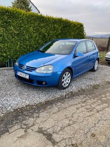 Predám modrý šíp:Volkswagen golf V 2.0 TDI - 4