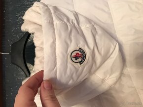 MONCLER originál white damska zimna  vesticka L - 4