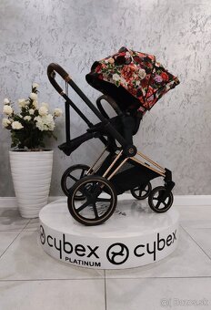 TROJKOMBINÁCIA CYBEX PLATINUM ROSEGOLD SPRING BLOSSOM DARK - 4